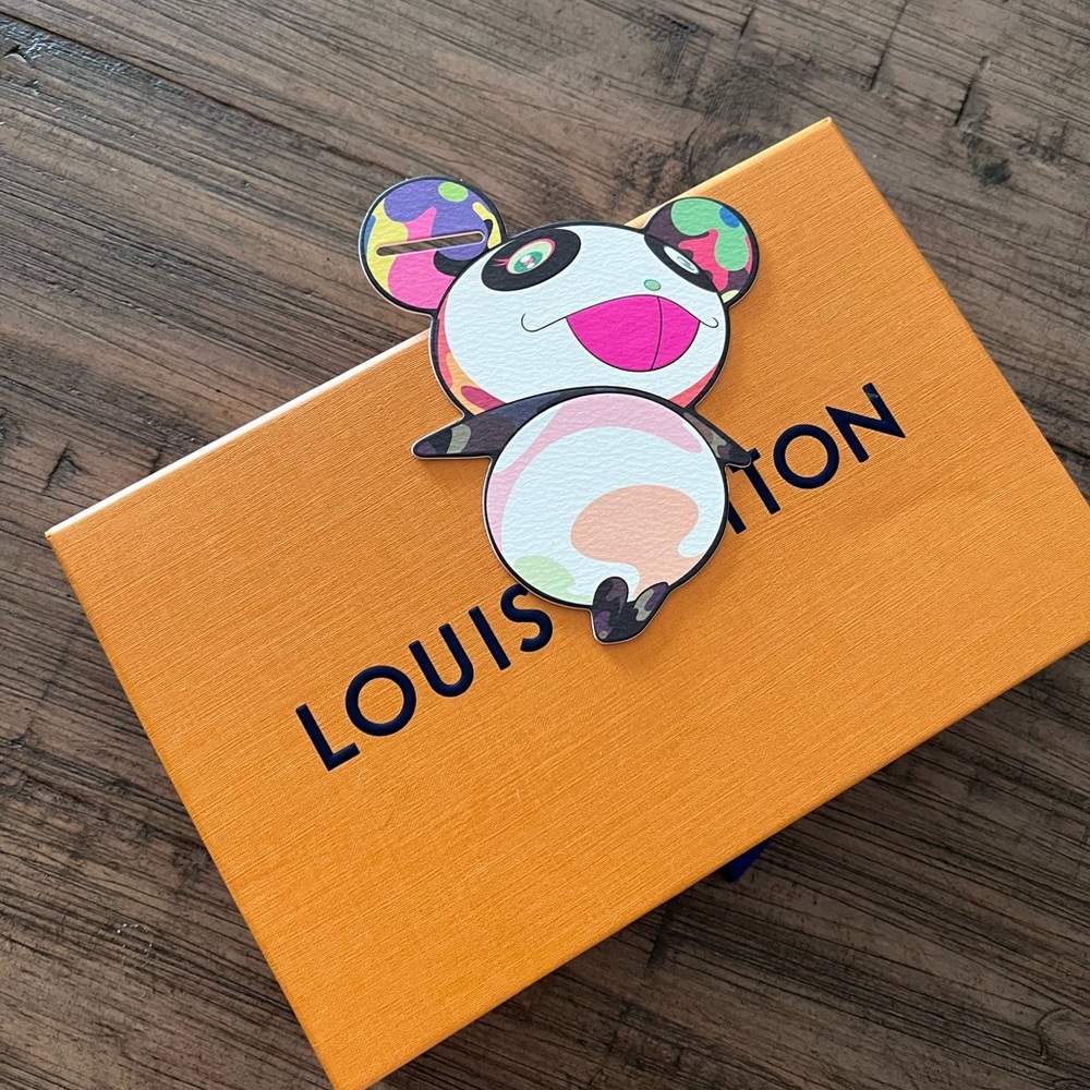 Louis Vuitton Orange Box with Multicolor Panda